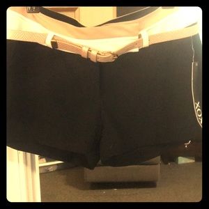 XOXO shorts with belt